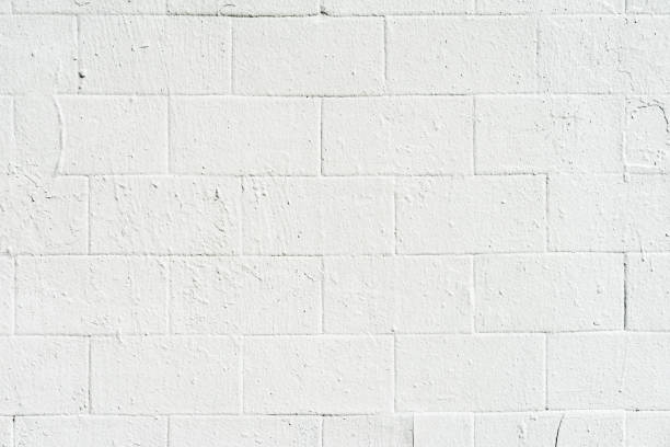 istock White painted brick wall surface close-up. Urban background, copy space 1340359002