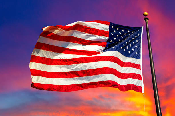 istock USA flag waving 1340381174