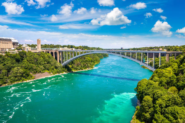 istock Rainbow international bridge, Niagara Falls 1340382187