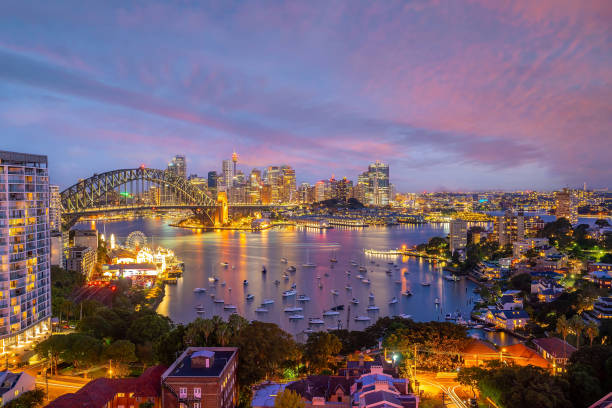 istock Downtown Sydney skyline cityscape in Australia 1340383448