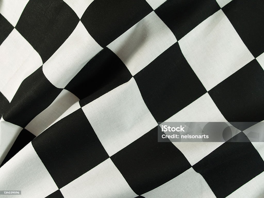 Bandeira Checkerd - Royalty-free Preto e Branco Foto de stock