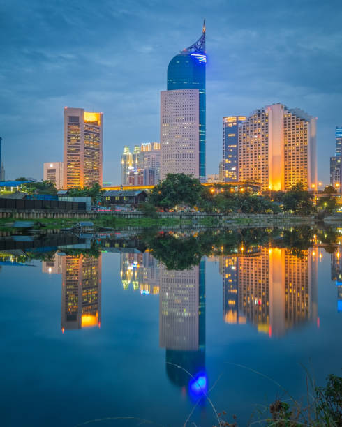 Beautiful Cityscape at Jakarta, Indonesia Beautiful Cityscape at Jakarta, Indonesia jakarta stock pictures, royalty-free photos & images