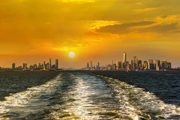 istock Statue of Liberty and Manhattan 1340397519