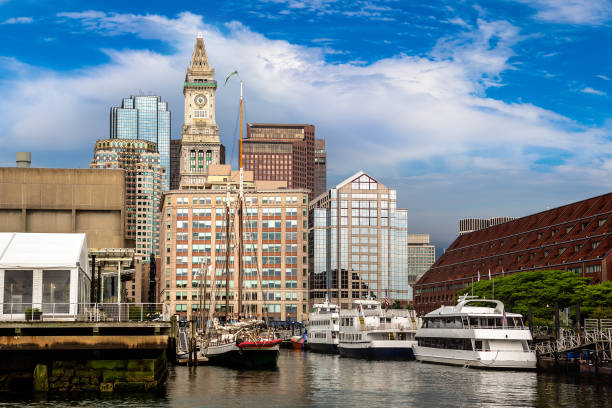 istock Long Wharf, Custom House Tower, Boston 1340399361