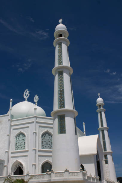 istock AL Hakim white mosque againts blue sky 1340402019