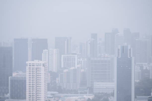 istock Singapore city a rainy cloudy day 1340404631