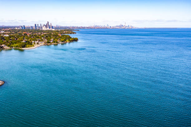istock Aerial Colonel Samuel Smith Park and Toronto Cityview, Etobicoke, Canada 1340408521