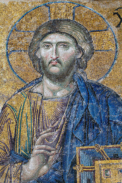 istock Mosaic of Jesus Christ 134040859