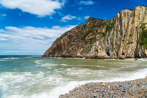 The Playa del Silencio is beautiful beach in Cudillero, Asturias, Spain.