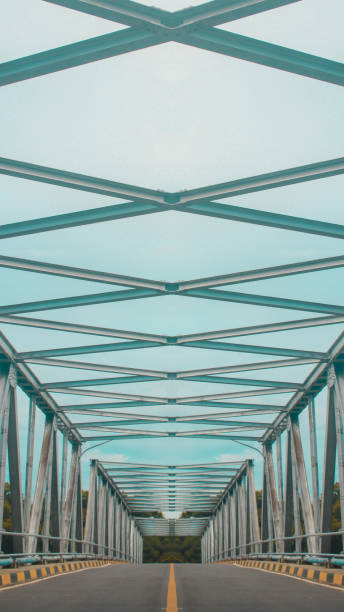 istock The ceilings of the bridge in the clear sky 1340410643
