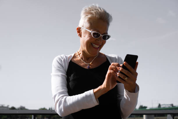 istock Modern senior woman 1340419739