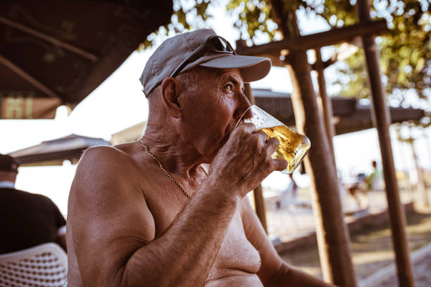 istock Beer after the swimming time is always a good idea 1340429150