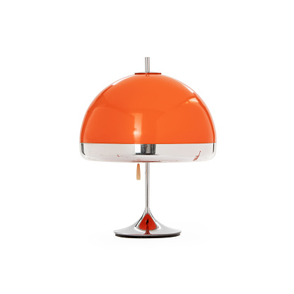Orange table lamp