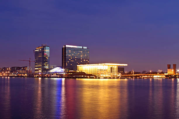 istock City view from Amsterdam Netherlands at night 134043630