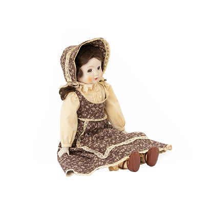 antique wooden doll