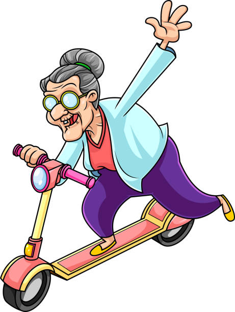 321 Crazy Old Lady Illustrations & Clip Art - iStock | Wild grandma, Grandma,  Old aunt