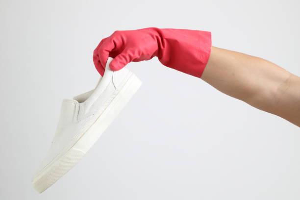 istock Pink Maid Gloves 1340440504
