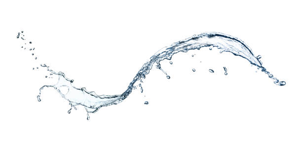 istock Abstract splash of water on white background. Banner design 1340441037