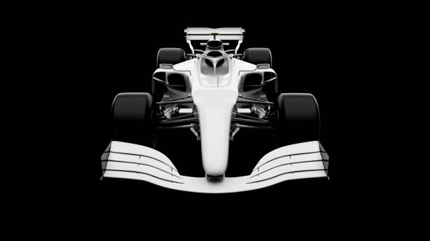 istock generic racecar (racing car) prototype, photorealistic render, isolated on black 1340455673
