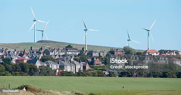 West Kilbride Stock Photo - Download Image Now - Scotland, Wind Turbine, Green Technology