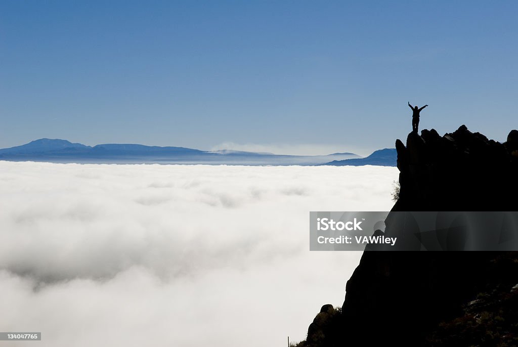 Über den Wolken - Lizenzfrei Aussicht genießen Stock-Foto
