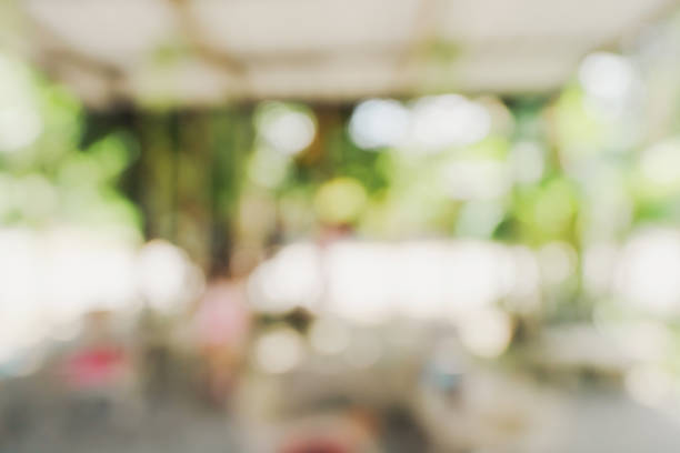 istock Abstract blurred light in coffee shop and cafe with bokeh background 1340481629