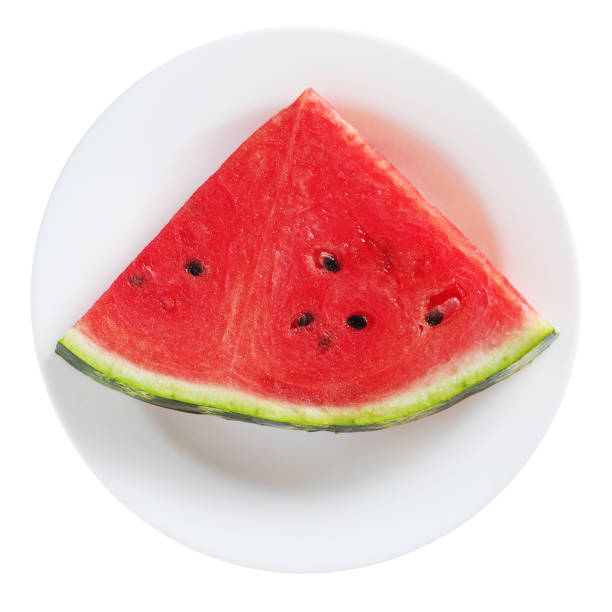istock Watermelon slices in plate 1340481834