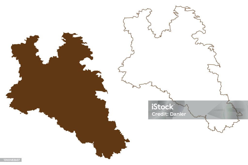 Where Is Roth Roth District Map Vector Illustration Scribble Sketch Roth Map Stock ...