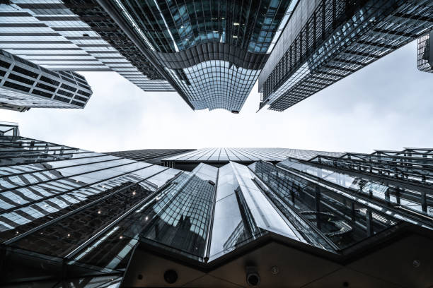 istock Hong Kong Skyscrapers upon overcast sky prior rainstorm; 1340491390