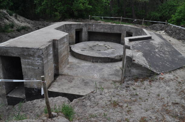 istock Old bunker on the island of Terschelling, The Netherlands. 1340498028
