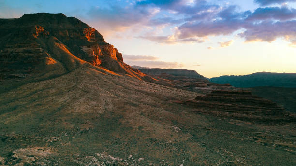 istock Sunset in Arizona desert with mountains view 1340498082