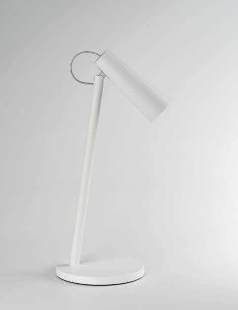 Still Life Desk Lamp on White Background