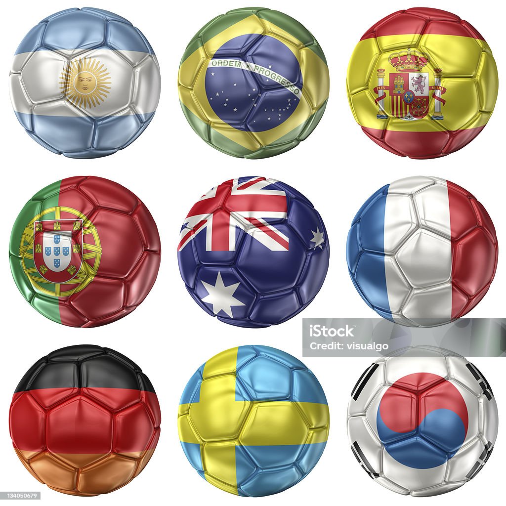 Bolas de futebol - Royalty-free Alemanha Foto de stock