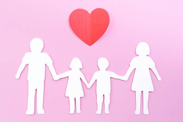 istock Paper cut family 1340509892