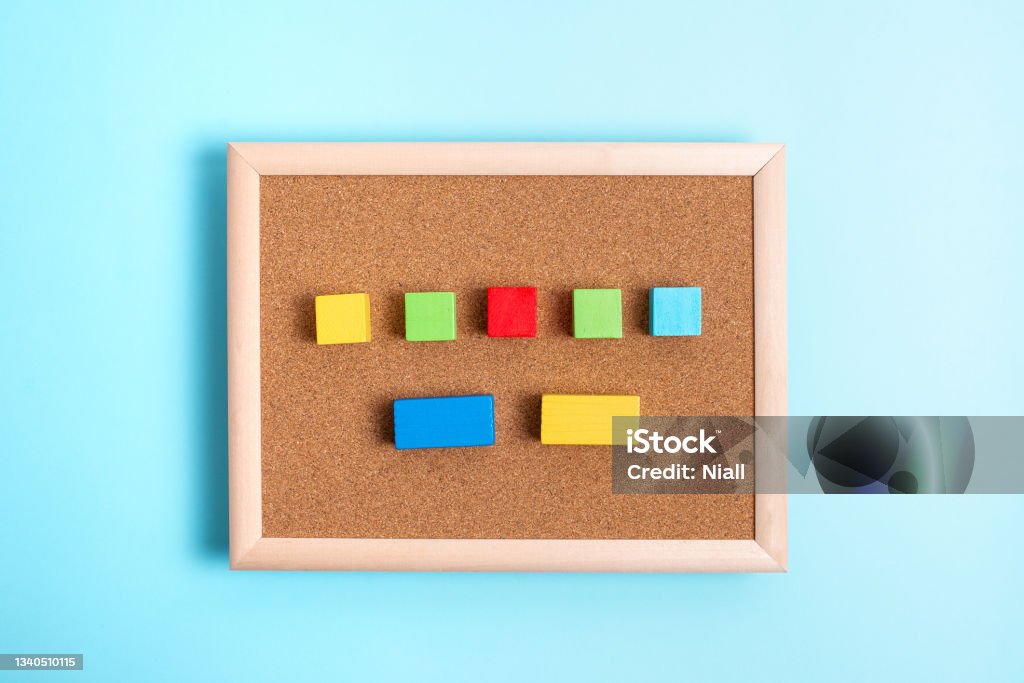 Sample Cube Rectangular Boxes Polished With Multicolour Symbolizing ...