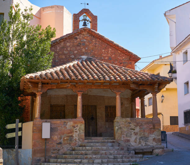istock Arcos de las Salinas church in Valencia Spain 1340511772