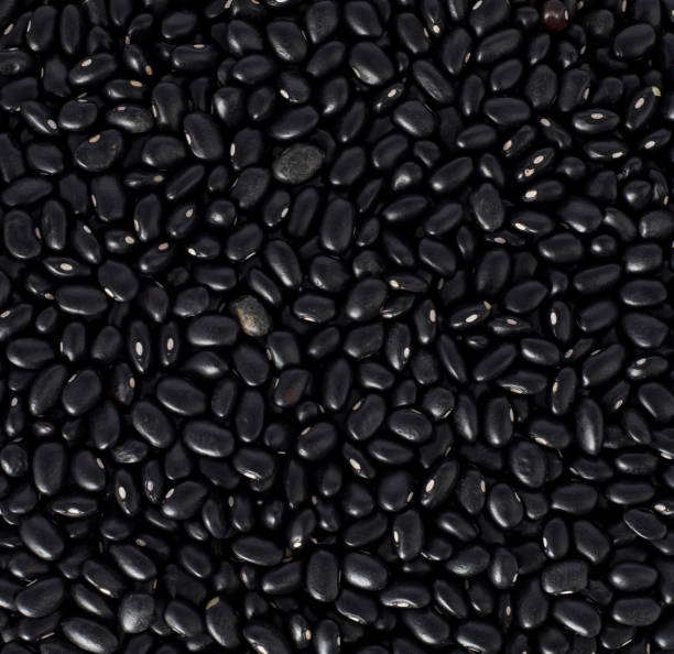 istock lot of Black Beans background texture pattern. 1340512035