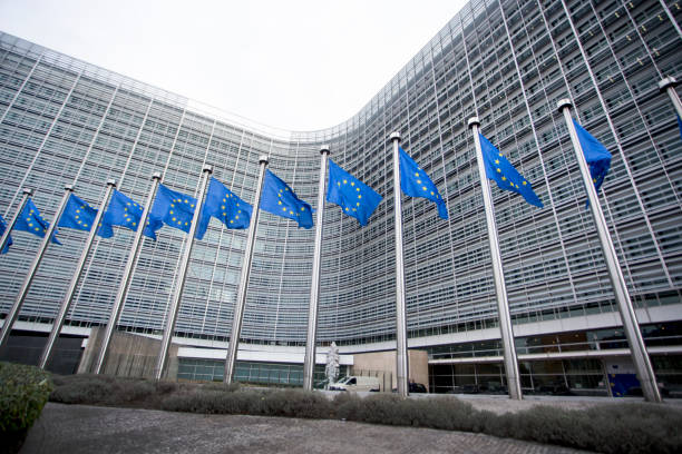 unia europejska - berlaymont building zdjęcia i obrazy z banku zdjęć