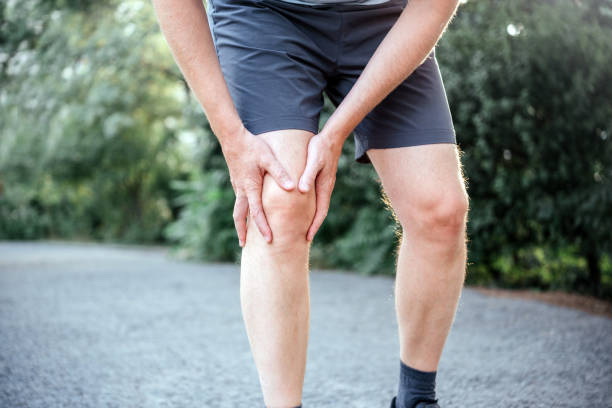 istock A man massaging his kneecap while suffering from patellofemoral joint pain 1340520140