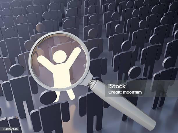 Outstanding People Search Stock Photo - Download Image Now - Skill, Separation, Analyzing