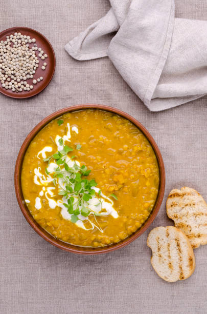 istock Thick soup with lentils and vegetables 1340523913