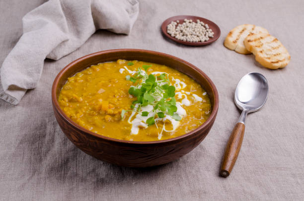 istock Thick soup with lentils and vegetables 1340523937