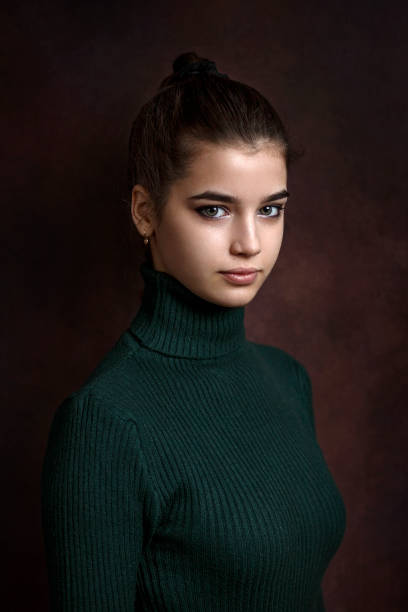 istock Female portrait on the background 1340525564