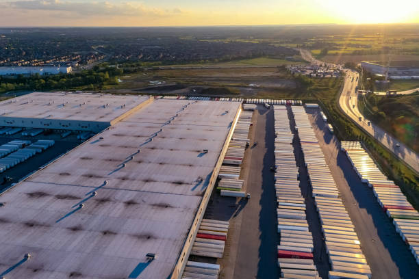 istock Canadian Pacific Railway Vaughan Intermodal Terminal in, Kleinburg, Canada 1340525885