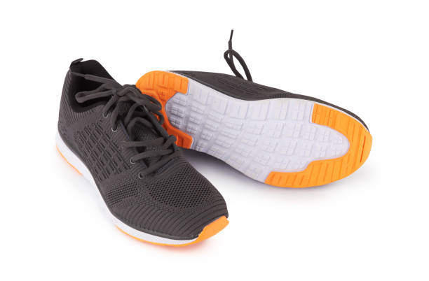 istock Gray sneakers isolated 1340532050