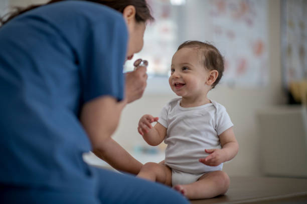 istock Baby Check Up at the Doctors 1340542025