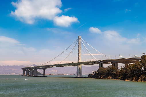 New Bay Bridge in San Francisco, California, USA