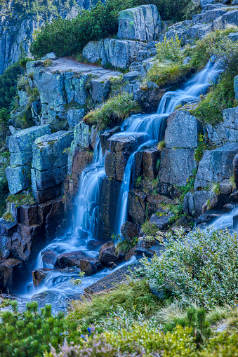 Waddell Falls at the Upper Lepper Brook in Victoria Park, Truro, Nova Scotia, Canada