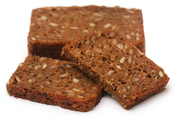 Rye bread Healthy rye bread over white background denish stock pictures, royalty-free photos & images