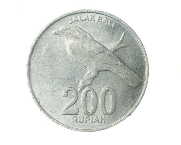 istock Indonesia two hundred rupiah coin on a white isolated background 1340559226